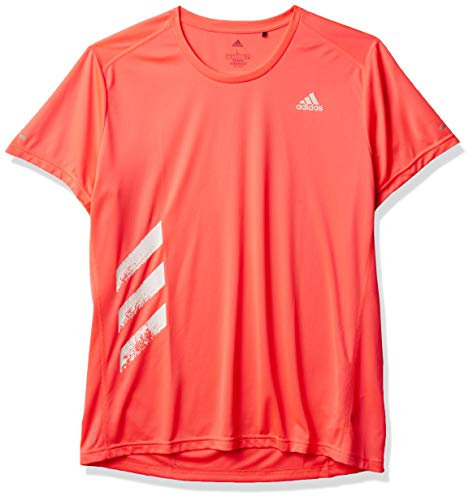 adidas Short pour Homme, Homme, T-Shirt, KCM93, Rose Signal, M