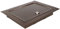 KOTARBAU® Kamintür Kupfer Antik Ofentür mit Hitzeschild zum Öffnen mit Schraubenzier oder Münze 155 x 200 mm