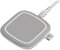 Fresh'n Rebel - Almohadilla de carga inalámbrica (10 W, base + adaptador de 18 W), color gris claro