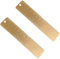 1Pcs Goldmessing Lineal Handliches Gerades 12/15CM Lineal Vintage Metall Kupfer Dual Scale Graviert Lesezeichen Kartographie Malerei Messwerkzeug