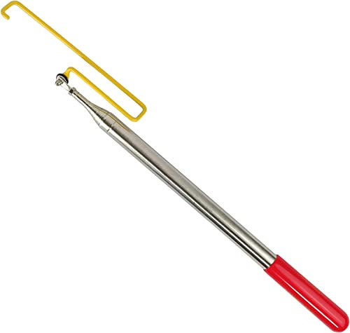 InZone Disc Golf Kwik-Stik XXL - Disc Retriever - Teleskopstange zum Abrufen von Scheiben - Einfaches Abrufen von Scheiben aus Bächen, Seen, Bäumen, Dächern & mehr