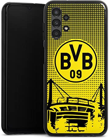 DeinDesign Silikon Hülle kompatibel mit Samsung Galaxy A13 4G Case schwarz Handyhülle Stadion BVB Borussia Dortmund