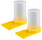 YARNOW Summer Saver 2Pcs Feeder Feeder Waterer Tools Bienenstockschale Drinnen für Eingangsfütterungsspender Honigstation Garten Feeder Tool im Freien Liefert Summer Saver Insektentränke