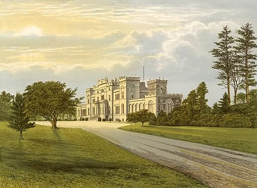 GKAZGQPR Bekannt Leinwand Wandbilder Leinwand Plakat Rossie Castle von Alexander Lydon Gemälde Wandkunst für Wanddekoration 60x90cm