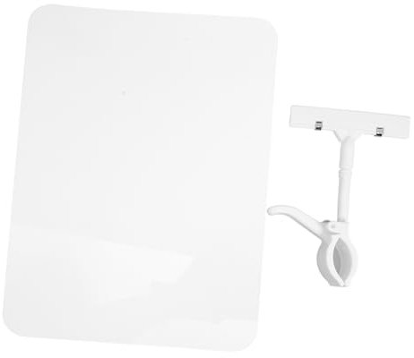 HOODANCOS cartellino del IL segni esposizione del listino prezzi porta cartellini dei prezzi porta etichette porta display prezzi Stand poster plastica bianca