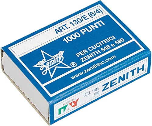 Zelda Bomboniere Universal-Klammern, 1 Box mit 1000 Grau 130/6/4 Heftklammern