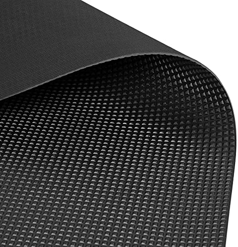 Kofferraum Antirutschmatte Gummimatte 1,2 x 0,9m (Pyramidenmatte), Schwarz, Materialstärke: 3mm