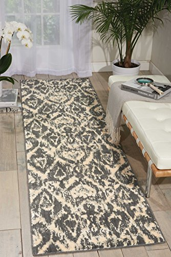 Nourison Nepal Graphit Läufer, 71 x 71 cm