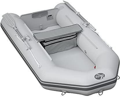 Alpuna Nautic KL 250 ultraleichtes PVC-Schlauchboot mit Rucksack (Grau)
