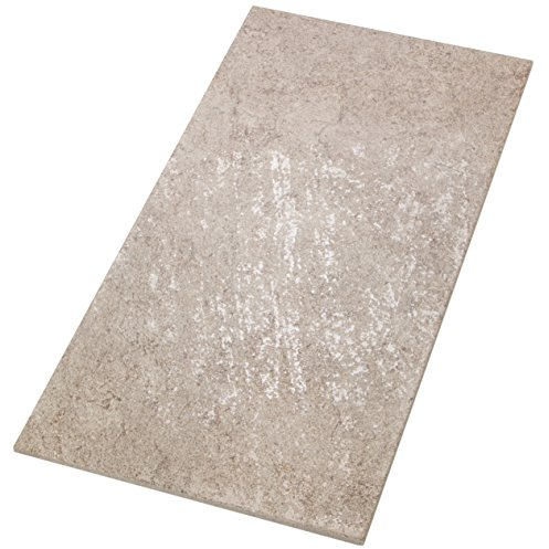 Block In Beige Bodenfliese teilpoliert 30x60 cm, Feinsteinzeug Fliese in Steinoptik mit Struktur und feinem Glitzereffekt (Musterfliese)