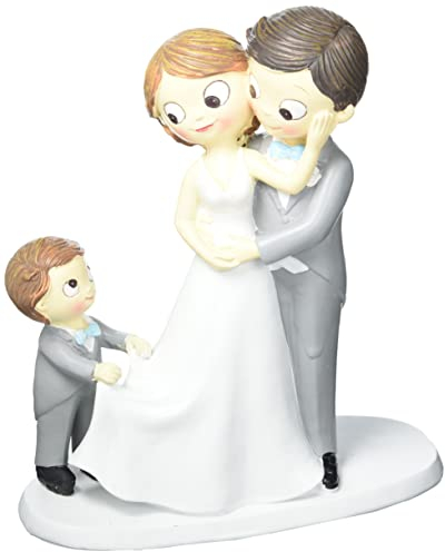 Figur Kuchen Pop & Fun Brautpaar mit Kind 21 cm