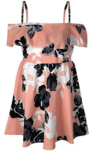 A2Z 4 Kids Girls Skater Dress Designer's Kids Floral - Off Shoulder Dress Style No 1_13