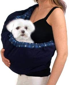 OrgMemory Hunde Tragetaschen, Tragetasche Katzen, Hundetragetasche Outdoor Tragetasche Hund (Blau Plaid)