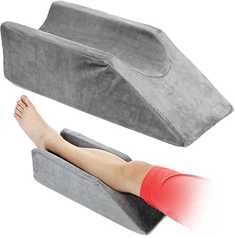 Erhöhungskissen, Schaumstoff-Bettkeil für Beine, Schlafkissen, orthopädisches Kissen, Knie-, Knöchelstütze, Beinstütze, Aufzug, Erhöhungskissen, Erhöhung der Füße, Schutz nach chirurgischer Genesung