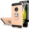 Cuoqing iPhone SE 2020 Case - Silicone Shockproof Hard Protective Phone Cover with Ring Stand for iPhone SE (2020) / 8 / 7, Rose Gold