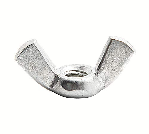 DOJA Industrial | Dado a Farfalla in acciaio M5 da 5mm | PACK 25 | Manopola femmina per lavorare SENZA CHIAVE senza Tools | Viti ad farfalle Facile da montaggio | Dadi con alette | Dadi a galletto
