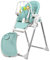 Engel & Storch Baby Hochstuhl TANELI Kinderhochstuhl Babystuhl mitwachsender Hochstuhl Verstellbar und Klappbar, Abnehmbares BPA-freies Tablett und inklusive Spielebogen - in der Farbe Grün
