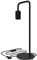 CALEX Tischlampe U-Line, 53 cm Höhe, Schwarz, Tischleuchte mit E27-Fassung, ohne Leuchtmittel