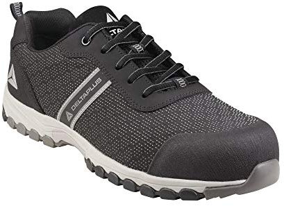 DELTA PLUS Unisex X Sicherheitsschuh Delta Sport S1P SRC Gelb-BLU Gr. 46 kg, Schwarz, 40 EU