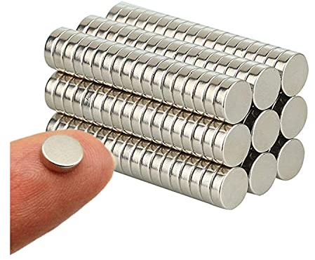 Deryun 60 Pack Strong Neodymium Magnets,Refrigerators Magnets Fridge Magnets for Whiteboard (6x2-60)