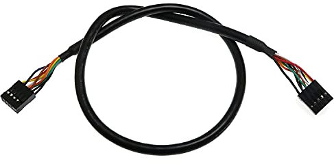 BAIRONG USB 2.0 Internal Motherboard Header Cable USB 2.0 9pin Female to Female Internal Motherboard Header Cable