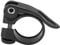 Bike Seat Post Clamp, 27.2mm/ 28.6mm/31.8mm Aluminum Alloy Quick Release Seat Clamp for Road and Mountain Bicycle(Black)