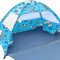 KidzAdventure Strandzelt für Kinder und Familie | 3-4 Personen Sonnenschutz für Strand und Camping | UPF 50+ UV-Schutz | PU800 Wasserdicht - Blue Ocean World Theme