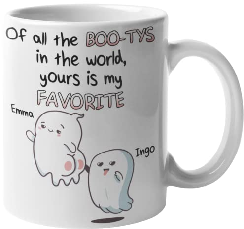 Of All The Boo-tys In The World Yours Is My Favorite! Lustiger Booty Spruch Tasse | Geschenk für Freundin und Ehefrau | Hintern und Arsch