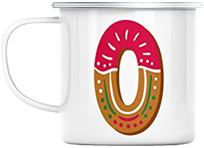 Fabulous Enamel Metal Mug 284ml O Océane Oscar Letter Alphabet First Name Christmas Child