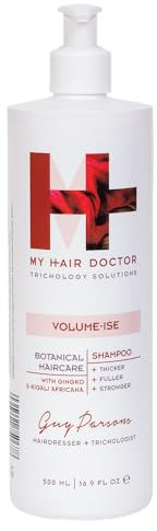 MY HAIR DOCTOR My Hair Doctor Volume-ISE Shampoo – Verdickendes Shampoo für feines, dünner werdendes Haar, volumengebendes Haar, vegane Haarpflege angereichert mit Vitamin B3, Gingko und