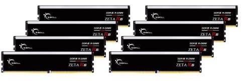 G.Skill Zeta R5 Series (Intel XMP) 128GB (8 x 16GB) 288-Pin SDRAM R-DIMM DDR5 6400 CL32-39-39-102 1.40V Octa Channel Workstation Memory F5-6400R3239G16GE8-ZR5K