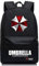WRONG Laptop Schultasche, Resident ev-il Schulrucksack, Freizeit Multifunktions-Rucksack für College Schule-Black||45 * 13 * 31 cm