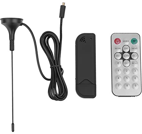 SYH&AQYE Mini USB2.0 TV Receiver, Tragbare Antenne, ISDB T Digital TV Receiver, TV Stick Tuner, Videorecorder, Stereo Sound Receiver für Zuhause Oder Reisen, Laptop