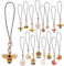 BEEFLYING 16 Stück Schlüsselanhänger-Lanyard-Anhänger Handy-Lanyard-Anhänger Handyanhänger Kann Hängende Verzierung für Mobiltelefone, Geldbörsen (Biene)