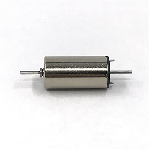 GTPBAO Energiewissenschaft 1020 Duale Wellenachse DC Motor, 6V 9V 12V, High-Speed ​​10mm * 20mm Mini-Kernmotor, RC Eisenbahnmaschine Motor-Projekte
