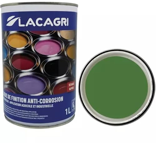 Lacagri Rostschutzfarbe Decklack Metallschutzfarbe 3-in-1 Decklack, Grundierung, Metallschutz - KRONE grün
