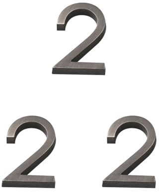 Juego de 3 placas 3D para puerta de oficina, hotel, apartamento, dirección al aire libre, placas de base plana, placas de sala de reuniones, dormitorio, accesorio número 2
