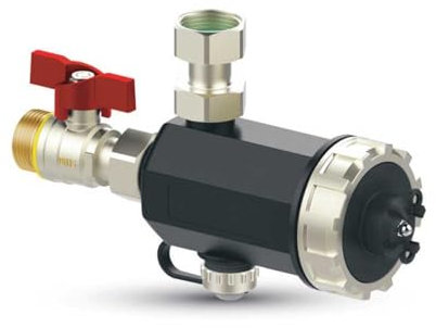 Ferco - Filtro/Desfangador Magnético Caldera De Gas Con Filtro Acero INOX - 3/4