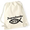 Huuraa Turnbeutel Jugendweihe 2024 Fisch Baumwolltasche Baumwolle 12 Liter Natural mit Motiv für die Jugendfeier Geschenk Idee für Freunde und Familie
