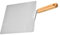 Zerodeko Pizza-Spatel Grillzubehör Pizza-Wendeschale edelstahlspachtel kitchen tools Pizza schälen Flachgrill Küchenversorgung Pizza-Backschaufel Brot Holzgriff Steak