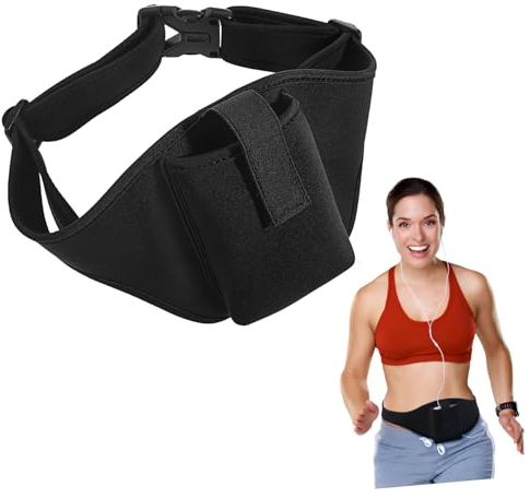 KOMBIUDA Riñonera Ajustable para Micrófono De Neopreno Bolsa De Almacenamiento Práctica para Fitness Entrenamiento y Al Aire