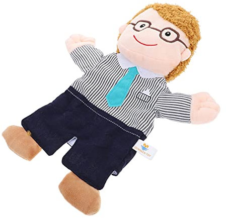 Abaodam Handpuppe Pädagogisches Spielzeug Interaktives Spielzeug Familie Vater Handpuppe Kind Handspielzeug Hand Familie Vater Puppen Kinder Handspielzeug Handpuppe