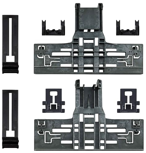 IRIVER BLANK W10546503 Dishwasher Top Rack Adjuster Compatible with Kitchen Dishwasher Parts Upper Rack, for Whirlpool kenmore Dishwasher, 8 PCS