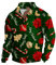 Halloween Kostüme für Männer Schwarzer Herren Hoodie Weißes Sweatshirt Herren Patchwork Sweatshirt Herren Hoody Warm Religion Pullover Herren Sweatshirt Herren 3XL Rot Pullover