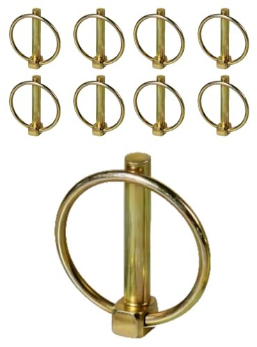 Kit assortito di perni per rimorchi, trattori, carrelli meccanici, 8 mm, 8 mm