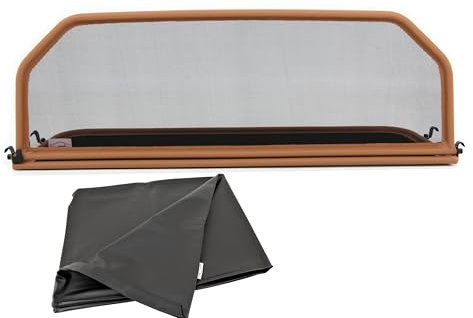 Airax Windschott geeignet für R107 280, 300, 350, 380, 420, 450, 560 SL mit Tasche Farbton Dattel