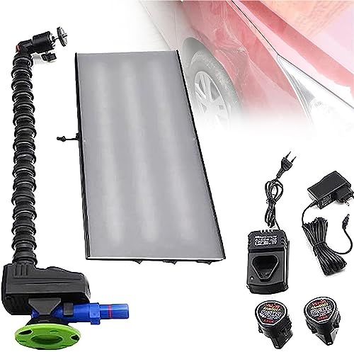LXWKAI PDR Lampe Werkzeuge 18V Tragbare Schnurlose Auto Dellen Licht mit 6000am Batterie Auto Dellen Reparatur Licht Werkzeuge 6 Lampe