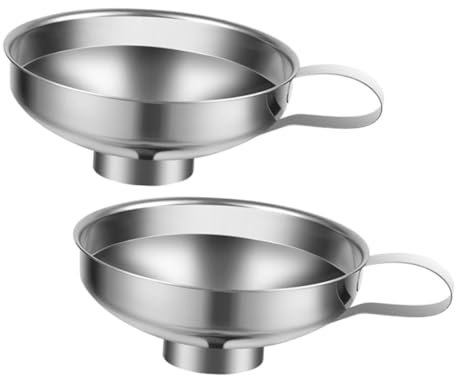 COLLBATH Trichter Mit Breiter Öffnung Aus Bruch- Und Kratzfestem Edelstahl Zum Umfüllen Von Lebensmitteln