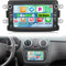 NHOPEEW 2+64G Radio Android 7 Pulgadas para Dacia Duster Sandero Dokker Logan Lodgy - Soporta Wireless CarPlay & Android Auto, Navegación GPS, Control del Volante, FM RDS+ Cámara de Reversa