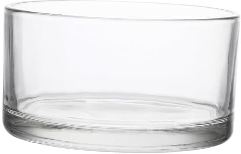Toyvian Vase Rectangulaire en Verre Transparent pour Décoration Maison, Pot de Fleurs en Verre Haute Transparence et Design Délicat pour Terrarium Hydroponique